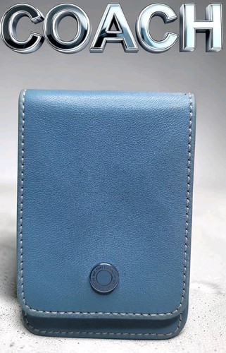 Coach astuccio porta carte blu - porta,