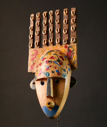 Maschera africana vintage