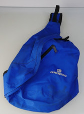 ZAINO MONOSPALLA BLU CENTRIX CENTREXPO NUOTO CASUAL FASHION SPORT VINTAGE USATO