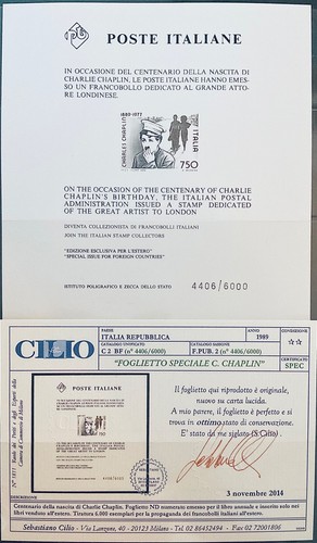 Repubblica 1989 foglietto