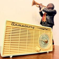 RADIO VINTAGE ARMSTRONG 1700 ANNI 50 A VALVOLE D’EPOCA 1955 AZZURRO TIFFANY