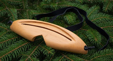 Occhiali da neve in legno