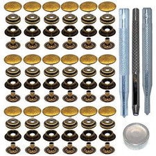 Set di 18 bottoni automatici