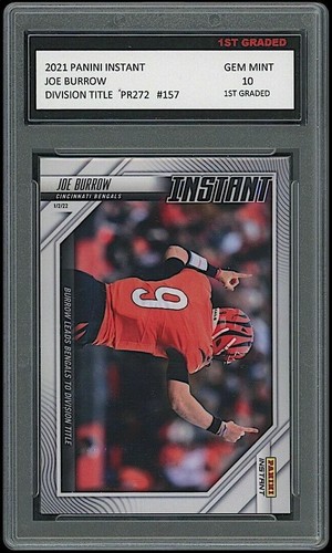 Card joe burrow 2021 panini - joe,