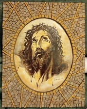 Cristo incoronato dipinto - cristo,