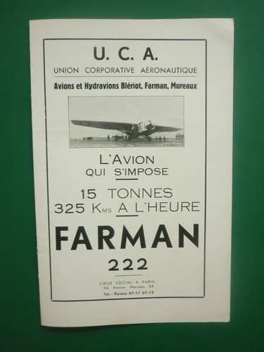 1935 pub uca aeronautique - 8/1935,