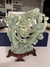 vintage scultura cinese giada