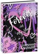 Seven Diario Scuola Standard 12 Mesi, Blu, , Accessori Zaino, Ragazza