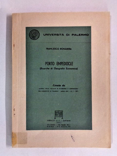 Porto empedocle bonasera - f.,