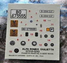 Decal REVELL ® 07316 1:24
