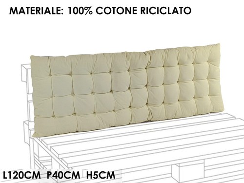 Cuscino schienale pallet - schienale,