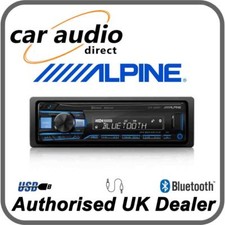 Alpine UTE-200BT - Sintonizzatore Mechless Bluetooth MP3 FLAC USB AUX Autoradio RDS