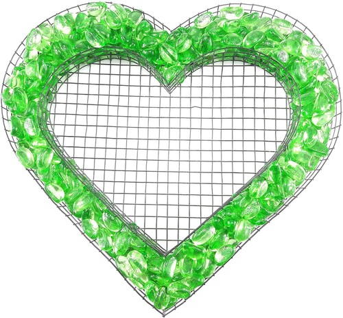 Griglia cuore pietre - , colorate