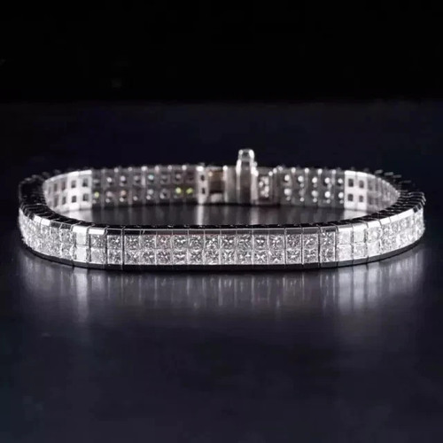 Bracciale tennis uomo 00ct - uomo, 10.00ct