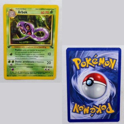 Carta pokémon arbok - arbok, 1