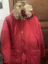 WOOLRICH PARKA UOMO ROSSO taglia L  CONDIZIONE MOLTO BUONA