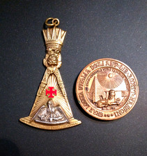 lotto 2 rare preziose medaglie