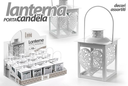 Lanterna porta candela - , in