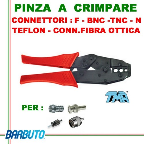 Pinza per crimpare connettori - pinza,