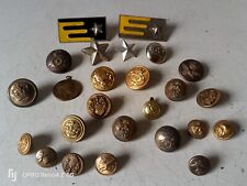 BOTTONI/MEDAGLIE/STEMMI MILITARI -VINTAGE DA COLLEZIONE