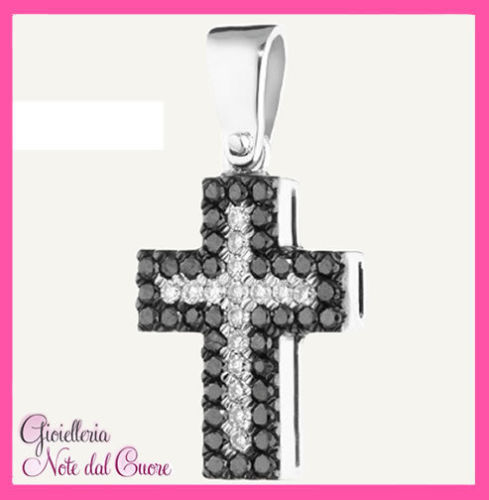 Pendente croce uomo - uomo, bianco