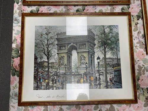 Stampa con cornice parigi arco - stampa,