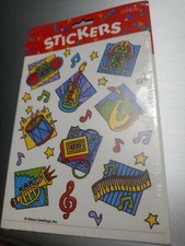 Vintage Gibson Stickers Music