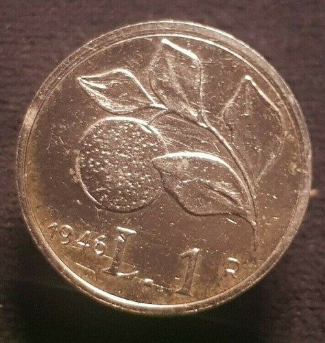 630 moneta lira - del, 1946