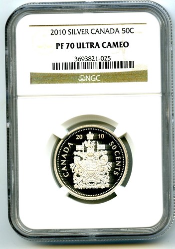 2010 canada argento proof - 2010, 50