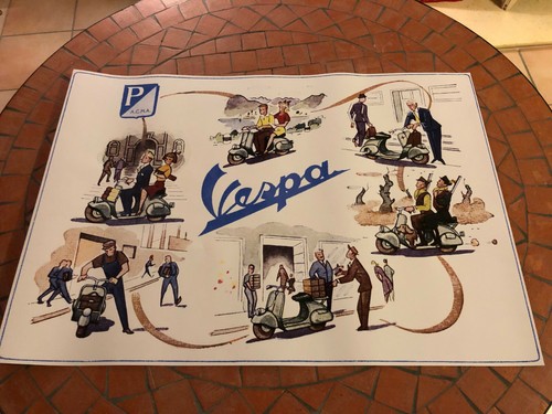 Affiche vespa acma - vespa, faro