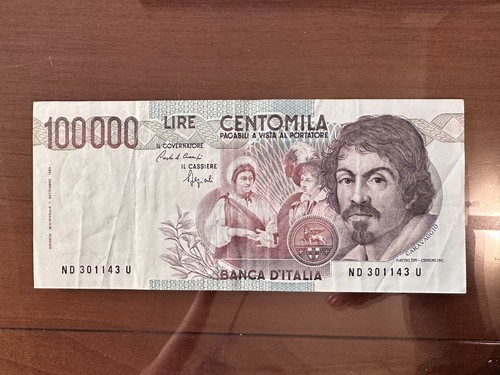 Banconota lire 100000 - lire,