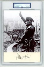 Benito Mussolini~ Signed