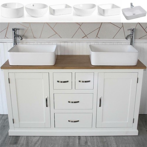 Mobiletto mobile bagno bianco