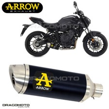 Silenziatore YAMAHA MT-07 2023 2024 ARROW ALU Nero THUNDER
