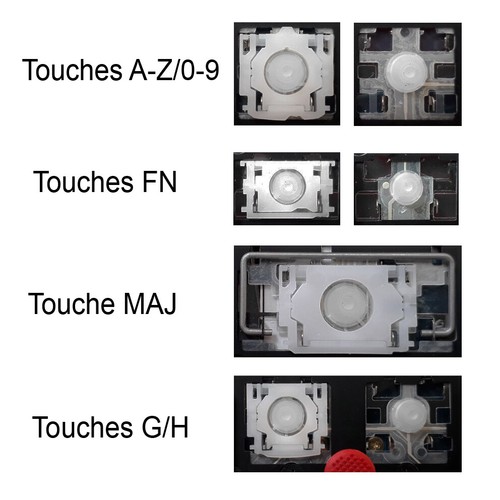 Touche clavier pour lenovo - de,