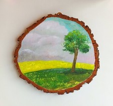 CAMPAGNA - Quadretto in legno