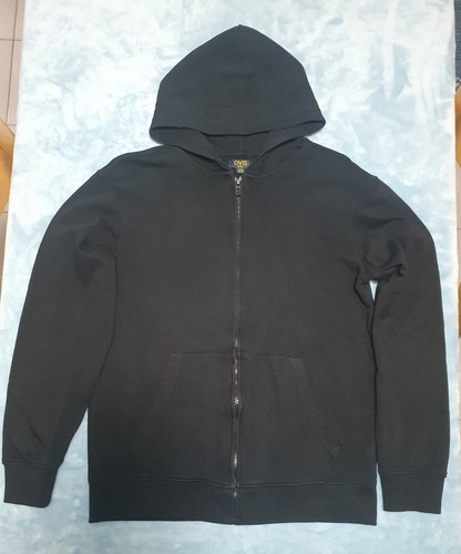 Felpa nera con zip lunga - , e