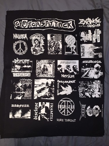 Foglio toppe crosta punk