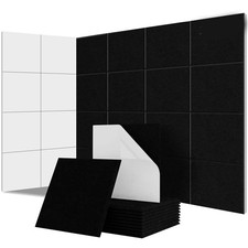 Piastrelle Acustiche Autoadesive Pannelli Parete Studio Camera Isolamento Insonorizzante