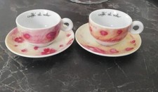 SET 2 TAZZINE THUN  AMORE A PRIMAVERA  CAFFÈ AL VOLO COFFE CUP NUOVE