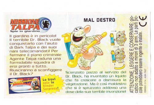 Sorpresina kinder missione - sorpresina,