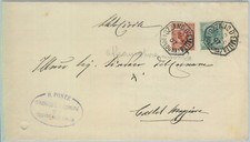 80504 - REGNO - STORIA POSTALE -  BUSTA da OZZANO Dell'EMILIA  Bologna  - 1907