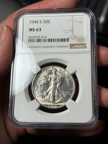 1944 ngc ms63 walking - ms63,