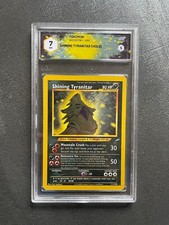 Shining Tyranitar 113/105 Neo Destiny Secret Rare Pokémon GRAAD 7