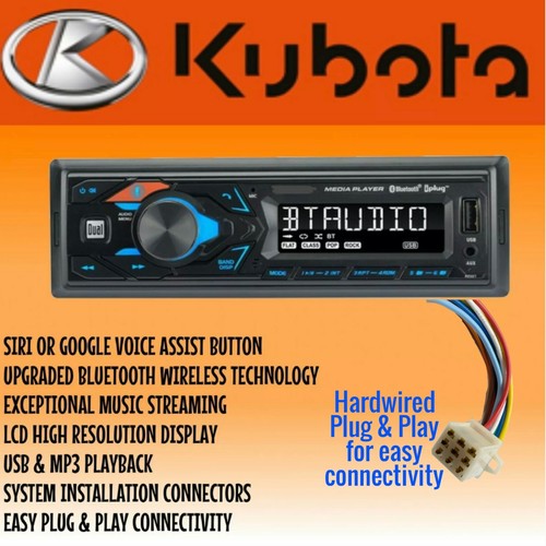 Kubota radio usb aux - kubota,