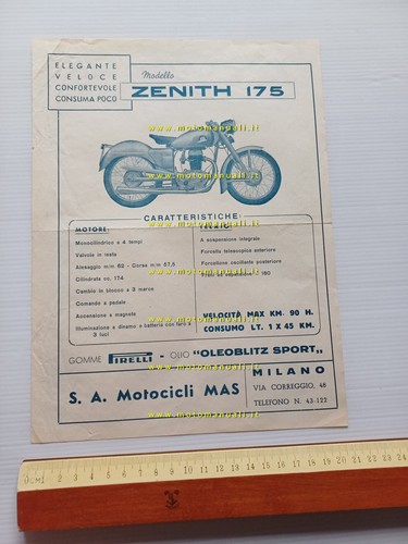 Mas zenith 175 1952 - 175,