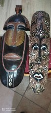 2 Maschere Etniche In Legno