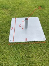 Supporto acciaio 60x60