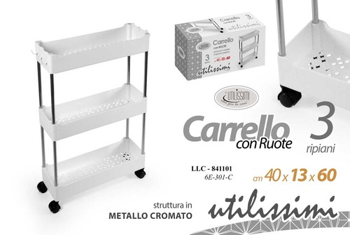 Carrello multiuso slim - carrello,