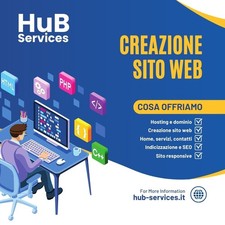 Sito Web - Creazione, Indicizzazione e pubblicazione - HuB Services